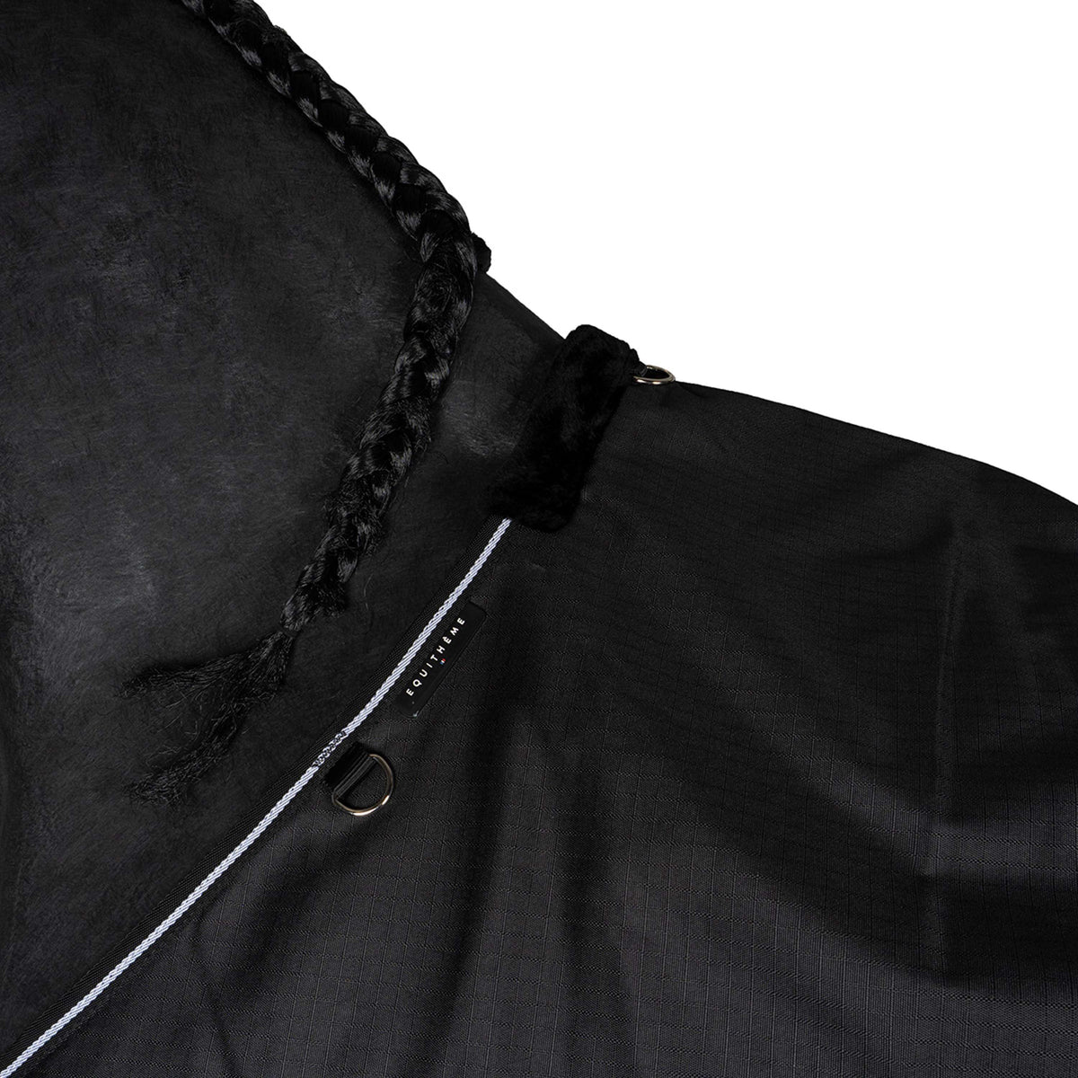 EQUITHÈME Outdoordecke Tyrex 600D Standard 300g Schwarz