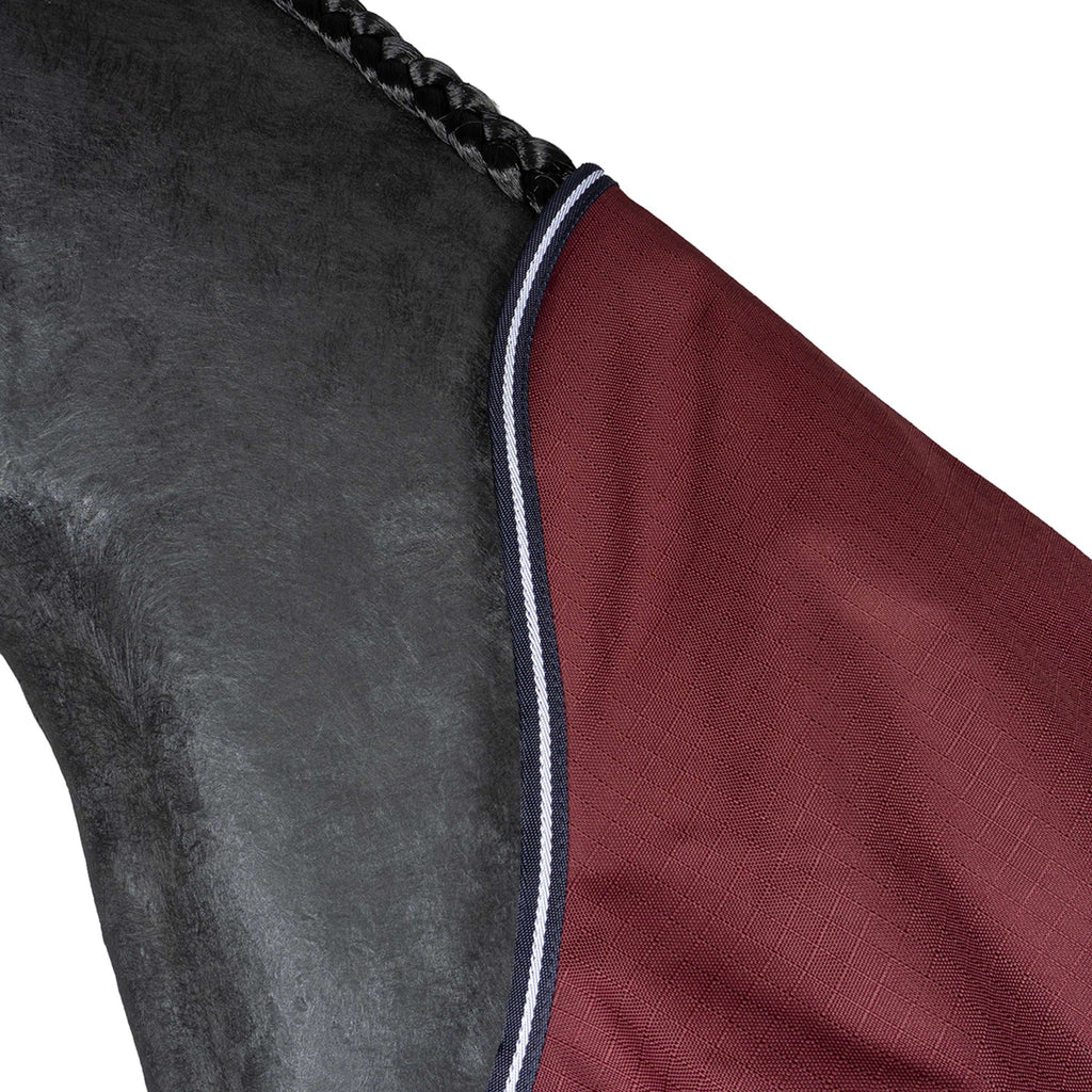EQUITHÈME Outdoordecke Tyrex 1200D 0g High Neck Burgunderrot