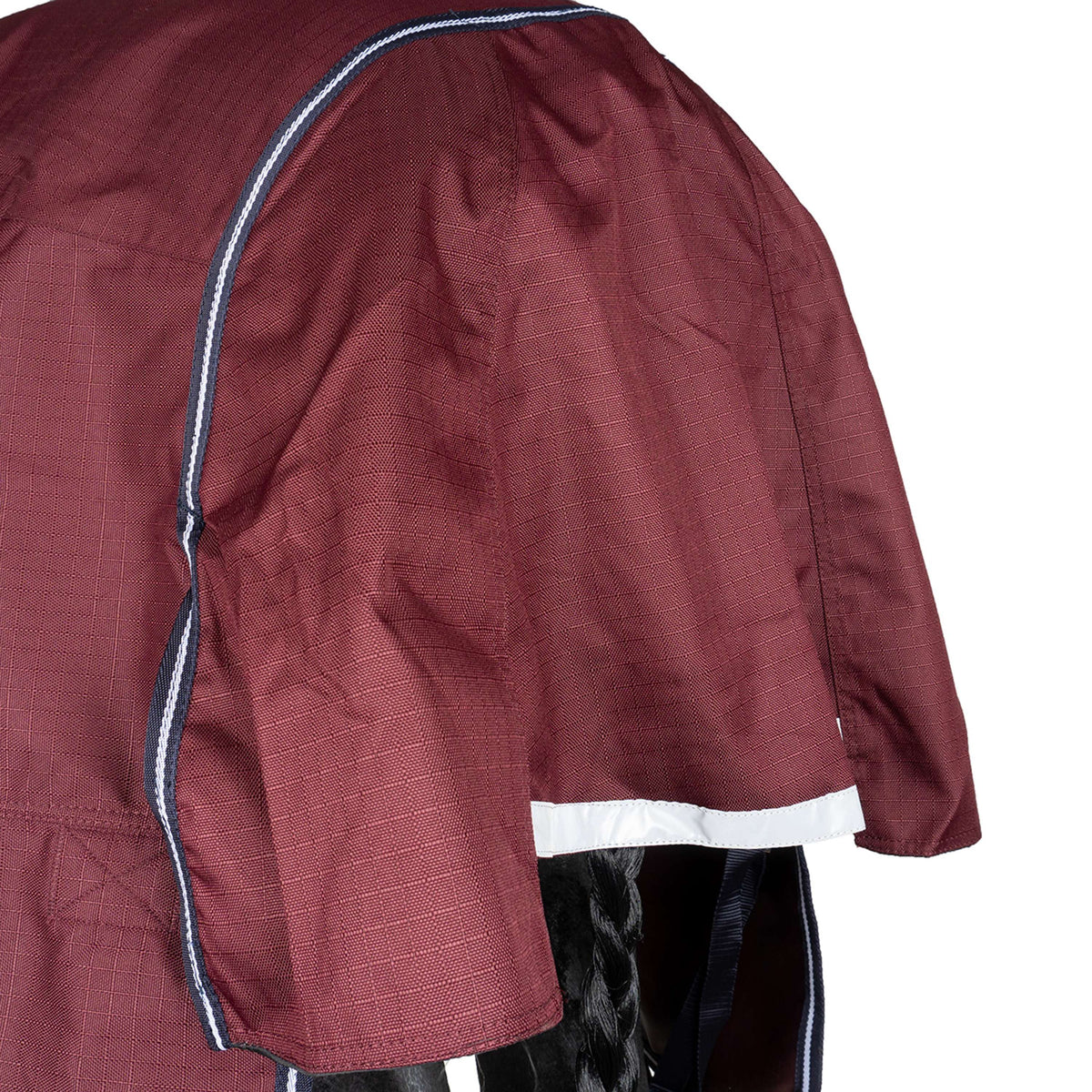 EQUITHÈME Outdoordecke Tyrex 1200D 0g High Neck Burgunderrot