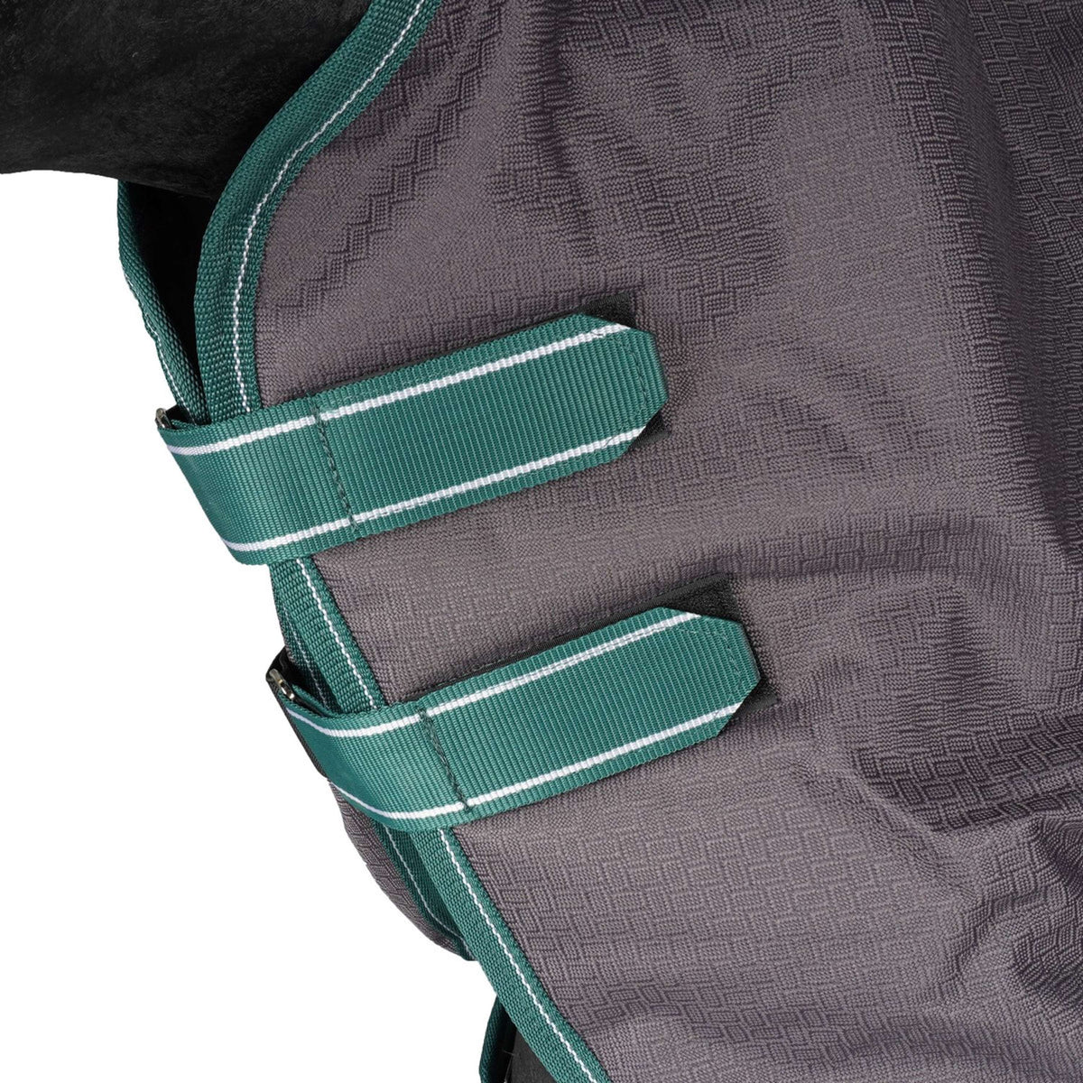 Weatherbeeta Winterdecke Comfitec Plus Dynamic II Detach-A-Neck Medium 220g Grey/Dark Green/White