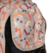 Weatherbeeta Comfitec Essential Standard Neck Lite 0g Plus Dachshund Print