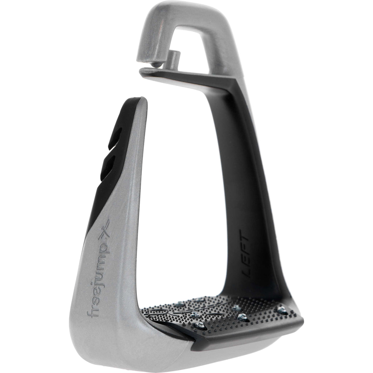 Freejump Steigbügel Soft Up Classic+ Silber/Schwarz