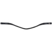 Waldhausen Stirnriemen X-Line Glam Schwarz/Schwarz