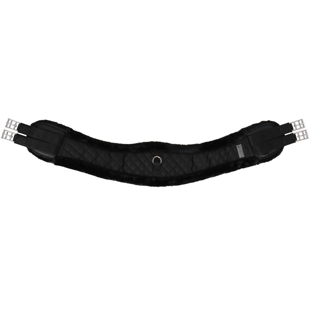 Waldhausen Spring Sattelgurt Half Moon Schwarz/Schwarz