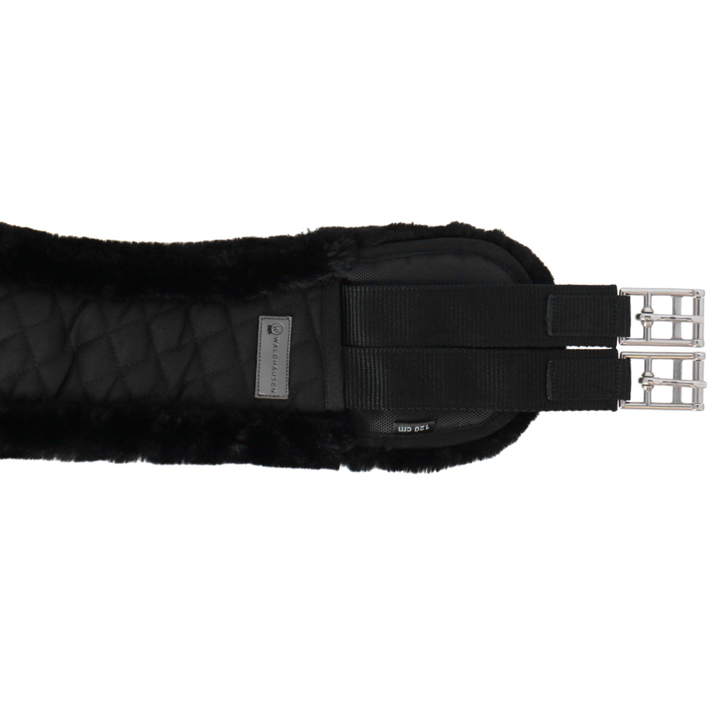 Waldhausen Spring Sattelgurt Half Moon Schwarz/Schwarz