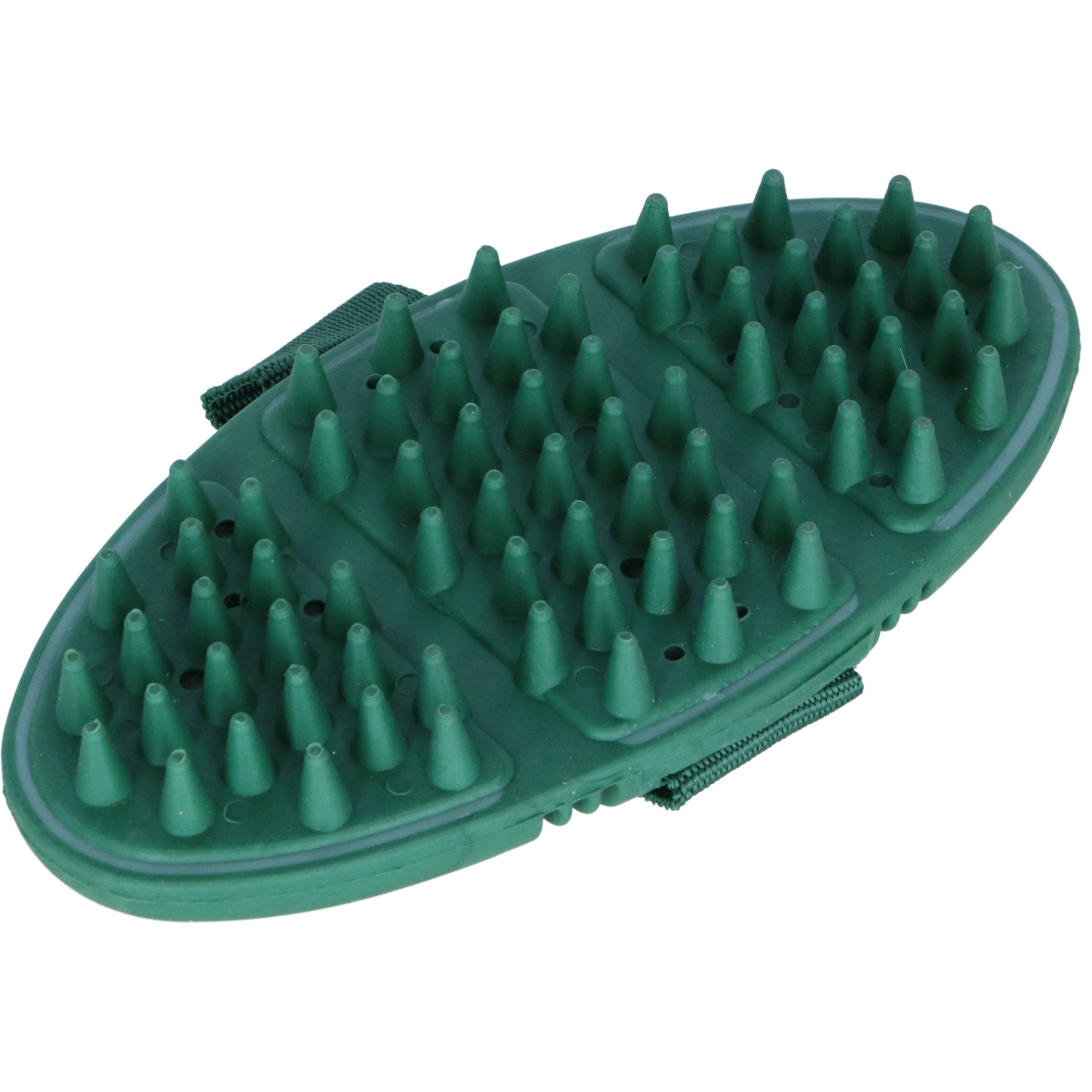 Agradi Horse Massagebürste Flex Fir Green