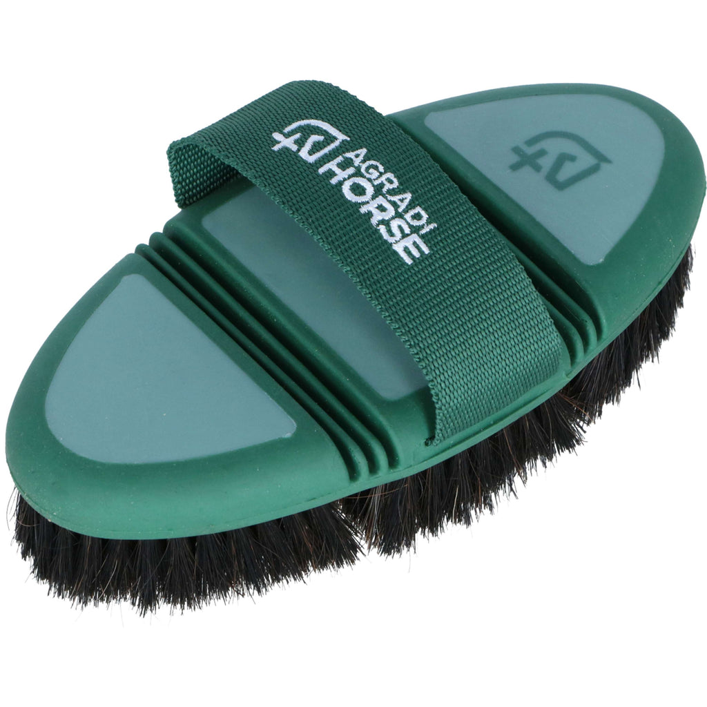 Agradi Horse Weiche Kardätsche Flex Pferdehaar Fir Green