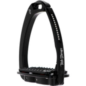 Tech Stirrups Steigbügel Venice Plus Swarovski Dressur Schwarz/Schwarz