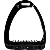 Tech Stirrups Steigbügel Venice Plus Swarovski Dressur Schwarz/Schwarz