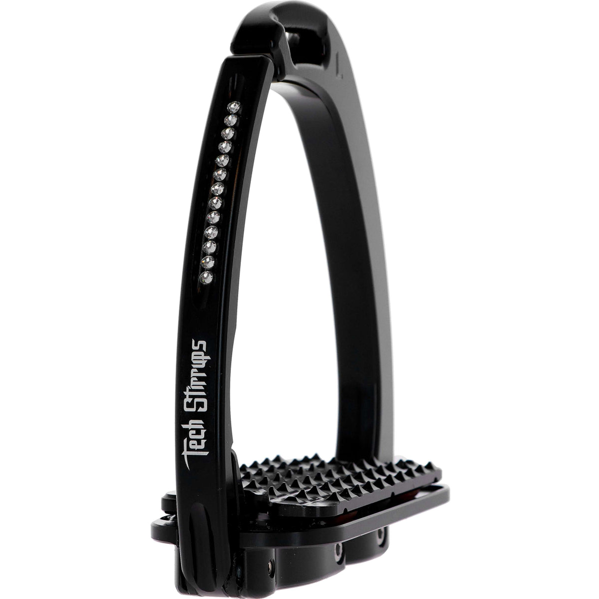 Tech Stirrups Steigbügel Venice Plus Swarovski Dressur Schwarz/Schwarz