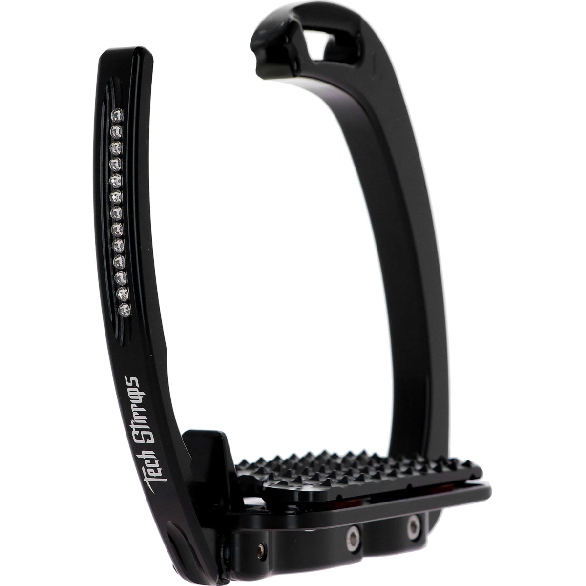 Tech Stirrups Steigbügel Venice Plus Swarovski Dressur Schwarz/Schwarz