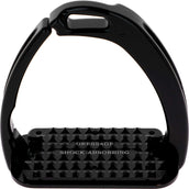 Tech Stirrups Steigbügel Venice Plus Swarovski Dressur Schwarz/Schwarz