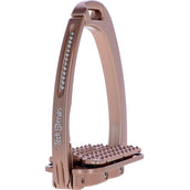 Tech Stirrups Steigbügel Venice Plus Swarovski Dressur Rosagold