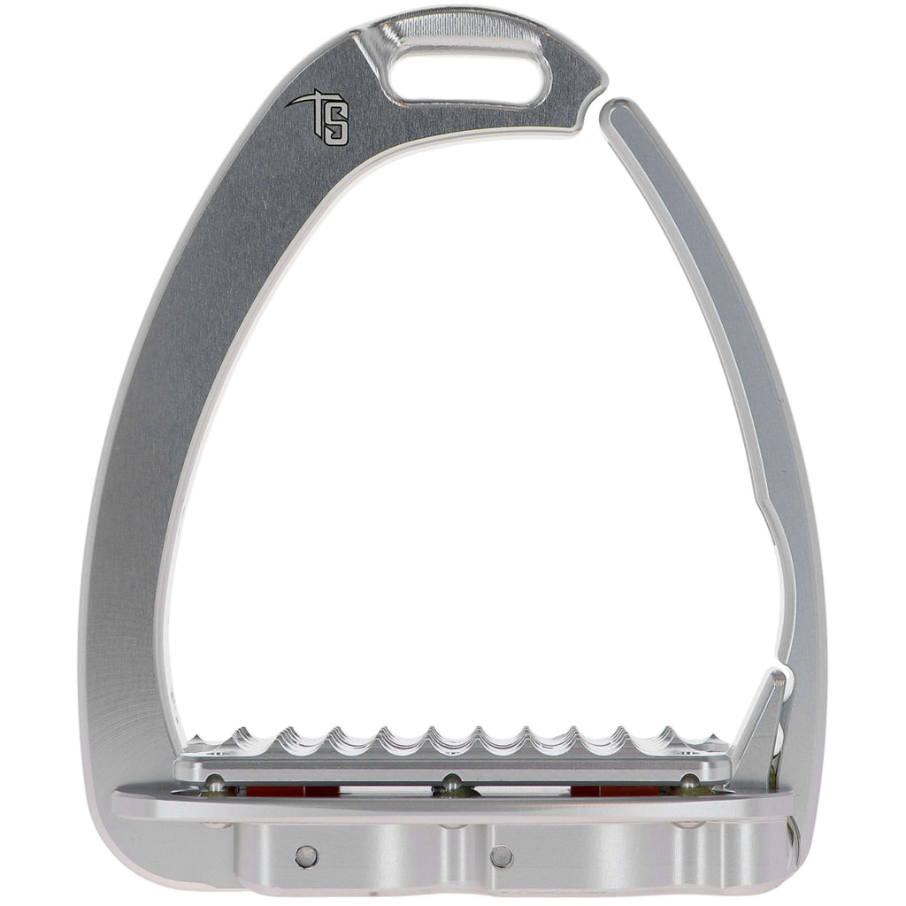Tech Stirrups Steigbügel Venice Plus Swarovski Dressur Silber/Silber