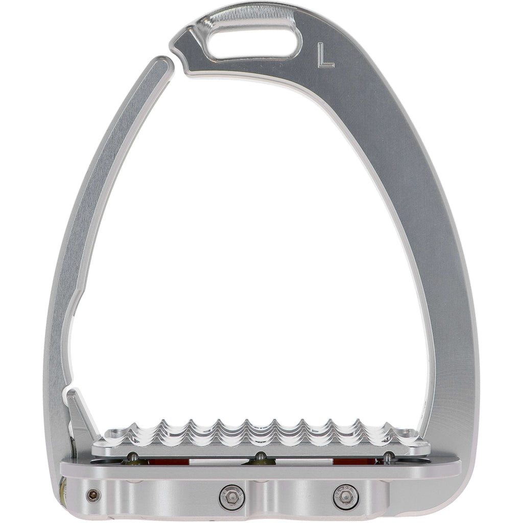Tech Stirrups Steigbügel Venice Plus Swarovski Dressur Silber/Silber