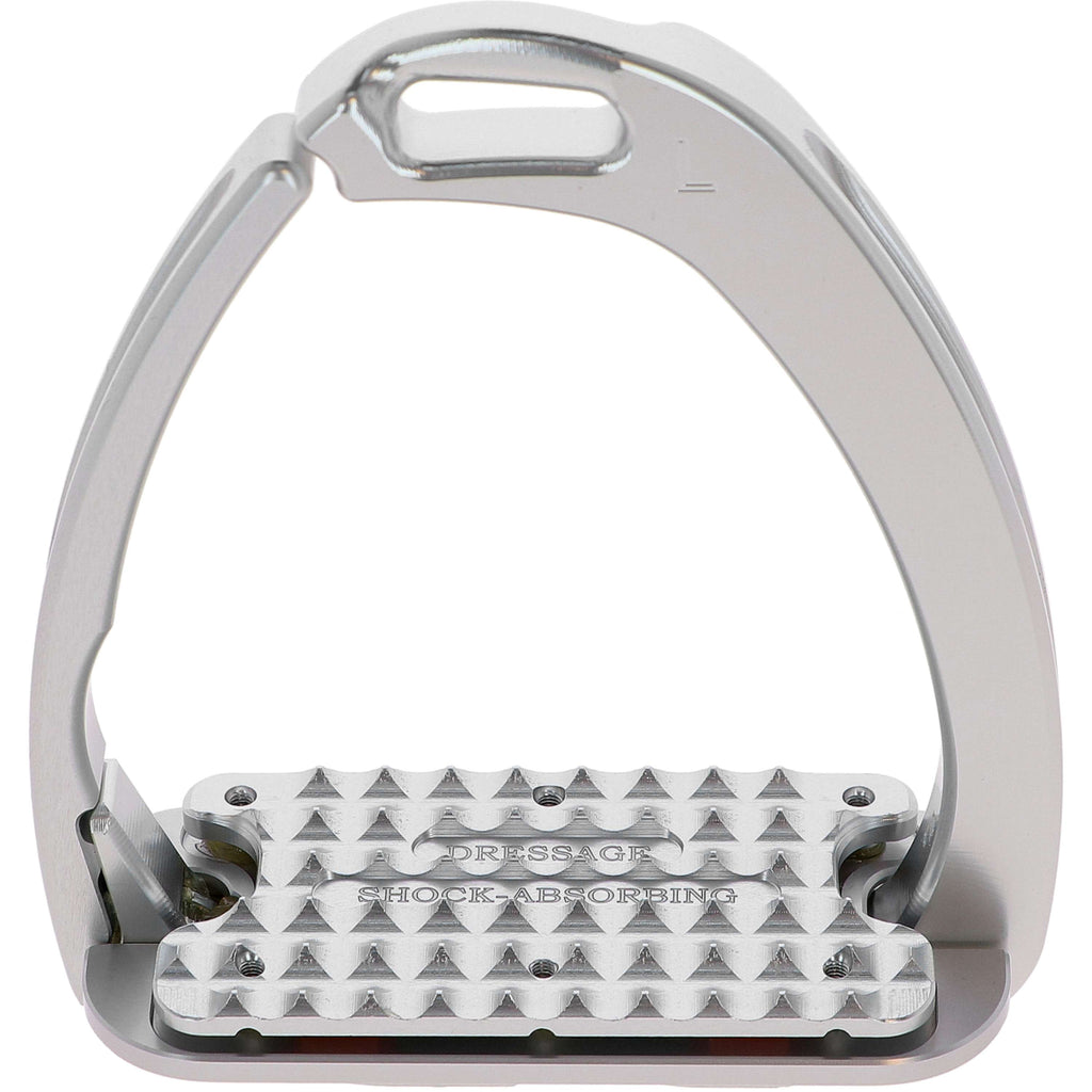 Tech Stirrups Steigbügel Venice Plus Swarovski Dressur Silber/Silber