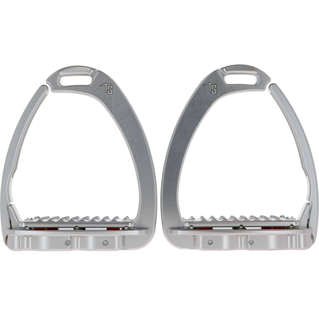Tech Stirrups Steigbügel Venice Plus Swarovski Dressur Silber/Silber