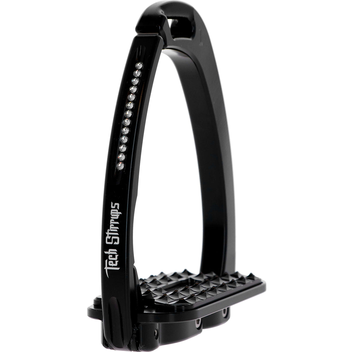 Tech Stirrups Steigbügel Venice Sloped Evo Swarovski Schwarz/Schwarz