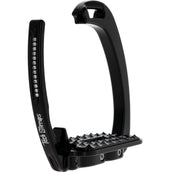 Tech Stirrups Steigbügel Venice Sloped Evo Swarovski Schwarz/Schwarz