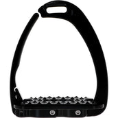 Tech Stirrups Steigbügel Venice Sloped Evo Swarovski Schwarz/Schwarz