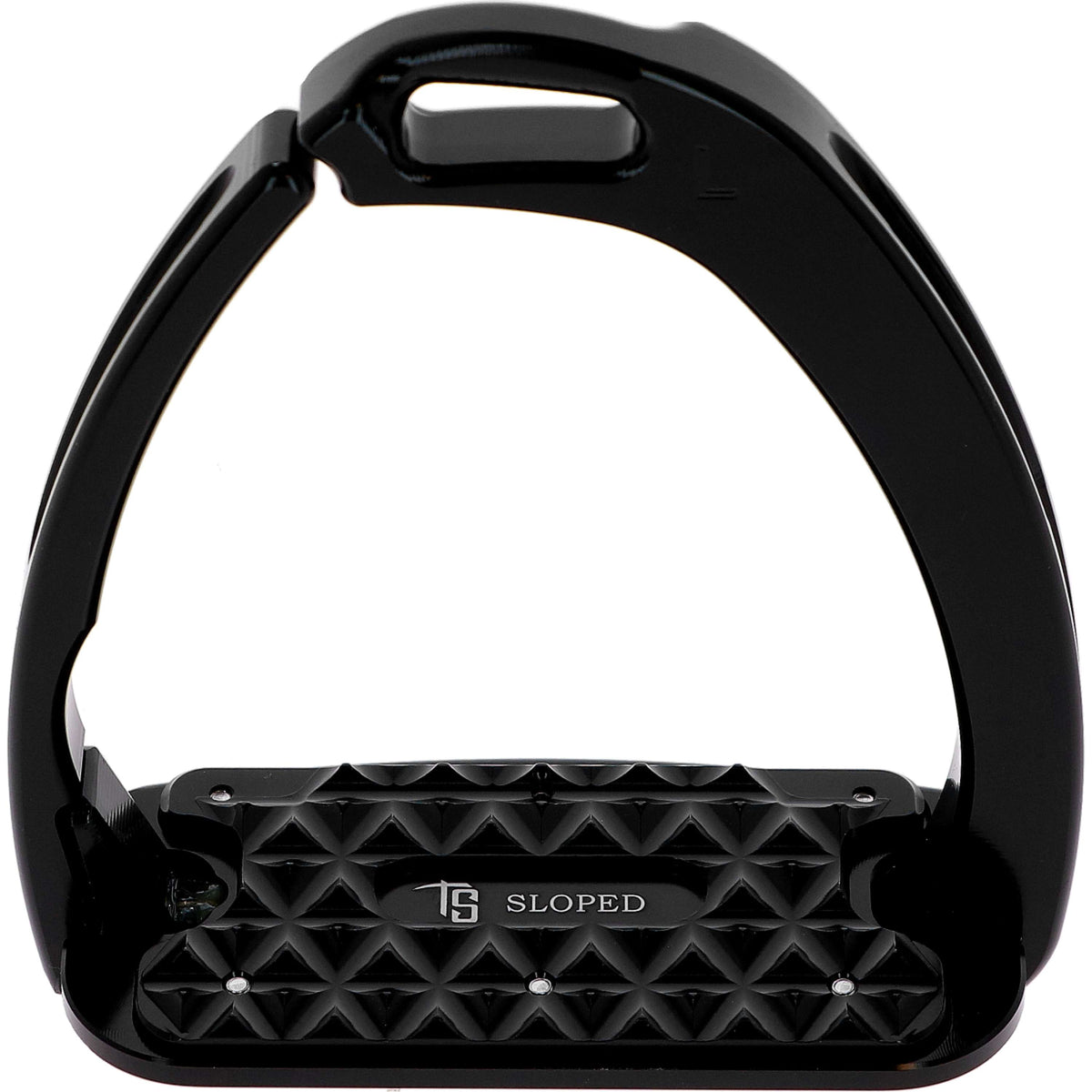 Tech Stirrups Steigbügel Venice Sloped Evo Swarovski Schwarz/Schwarz