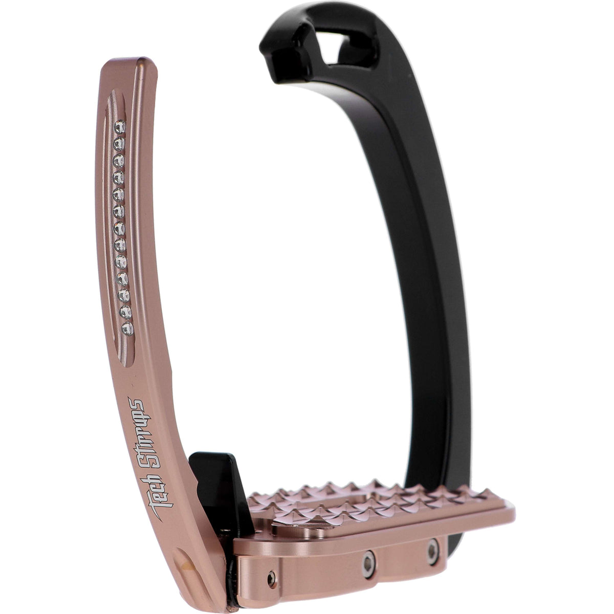 Tech Stirrups Steigbügel Venice Sloped Evo Swarovski Schwarz/Roségold