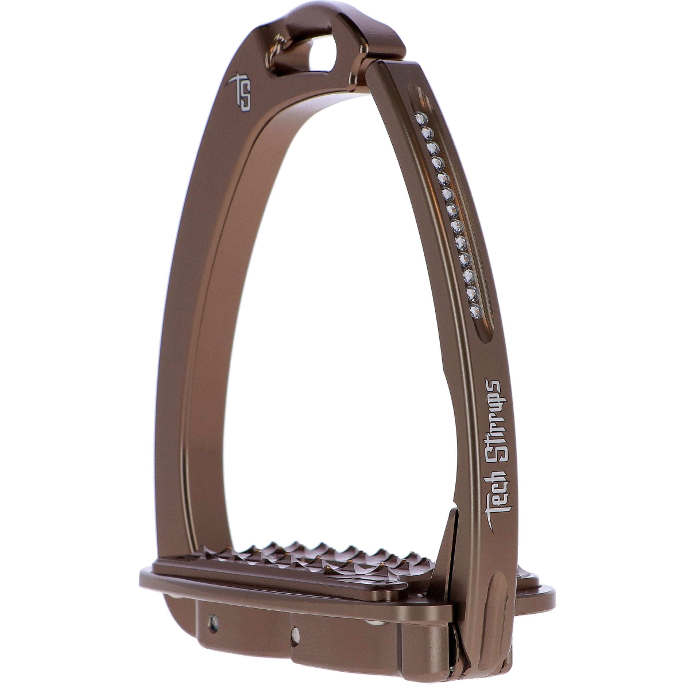 Tech Stirrups Steigbügel Venice Sloped Evo Swarovski Braun Tech Stirrups Steigbügel Venice Sloped Evo Swarovski Braun