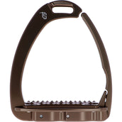 Tech Stirrups Steigbügel Venice Sloped Evo Swarovski Braun