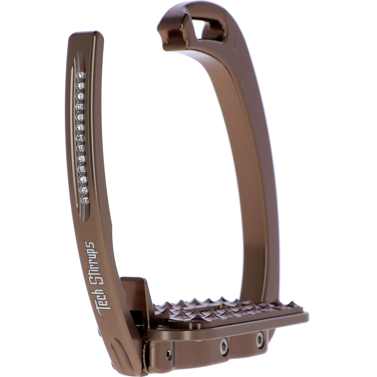 Tech Stirrups Steigbügel Venice Sloped Evo Swarovski Braun