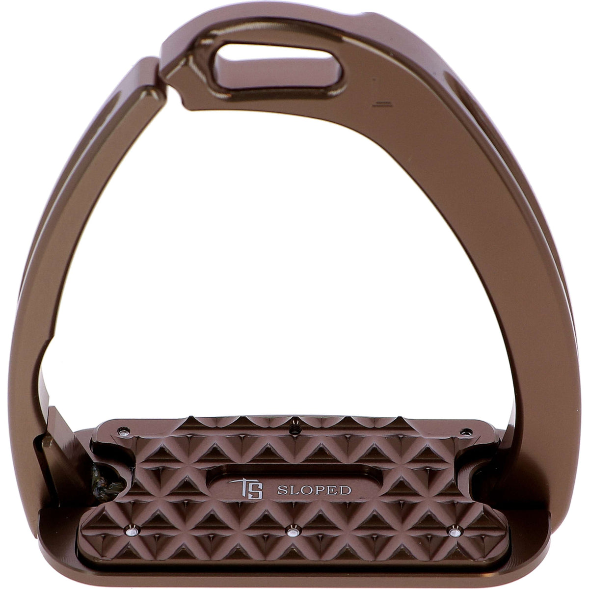 Tech Stirrups Steigbügel Venice Sloped Evo Swarovski Braun