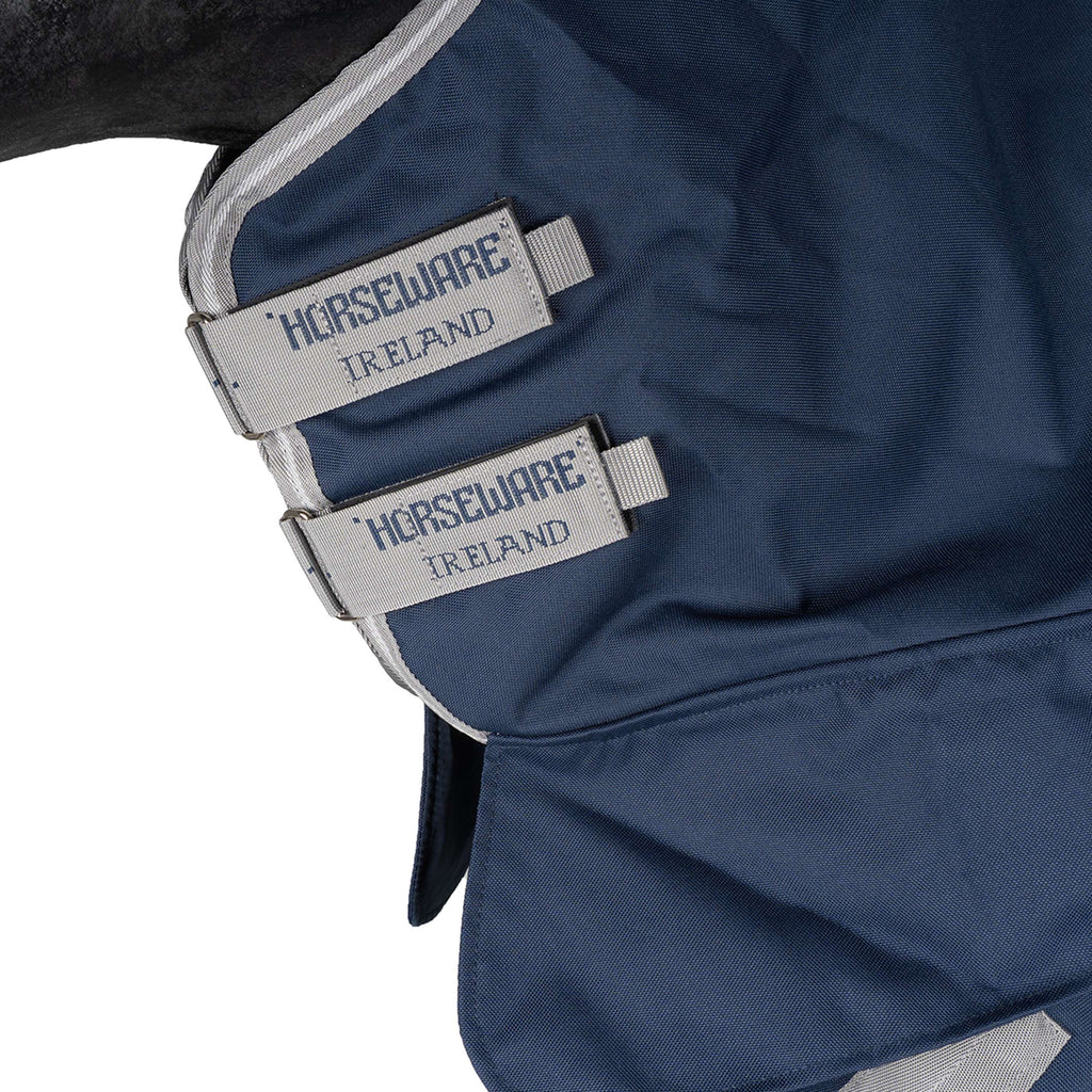 Amigo Turnout Rug Integrated 1200D 150g Navy/Titanium Grey/Silver