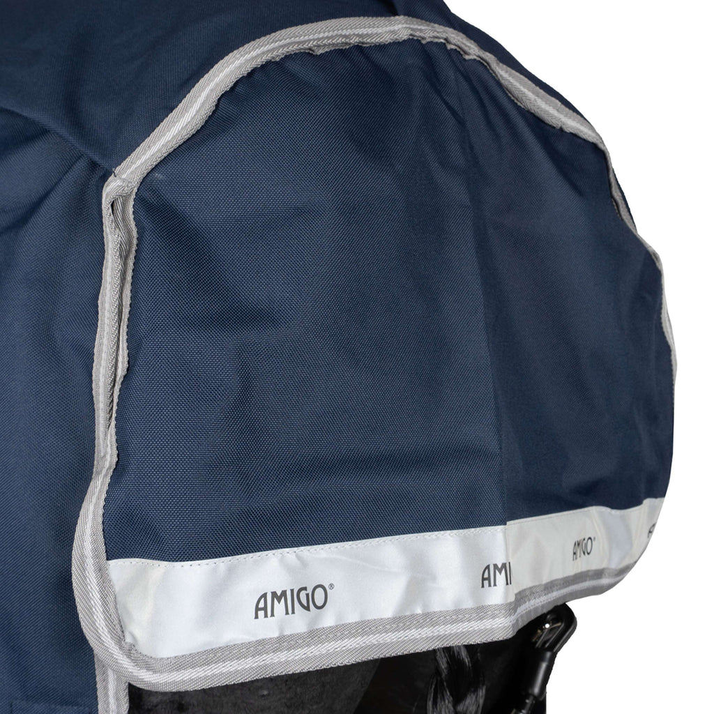Amigo Turnout Rug Integrated 1200D 150g Navy/Titanium Grey/Silver