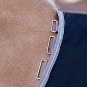 Amigo Turnout 1200D Plus Pony 50g Schwarz/Titangrau/Silber