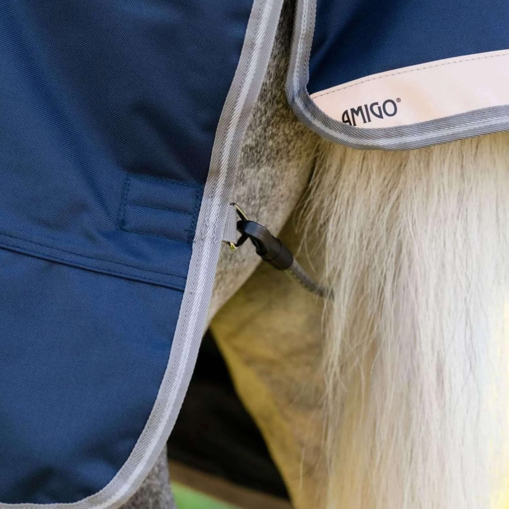 Amigo Turnout 1200D Plus Pony 0g Marineblau/Titangrau/Silber