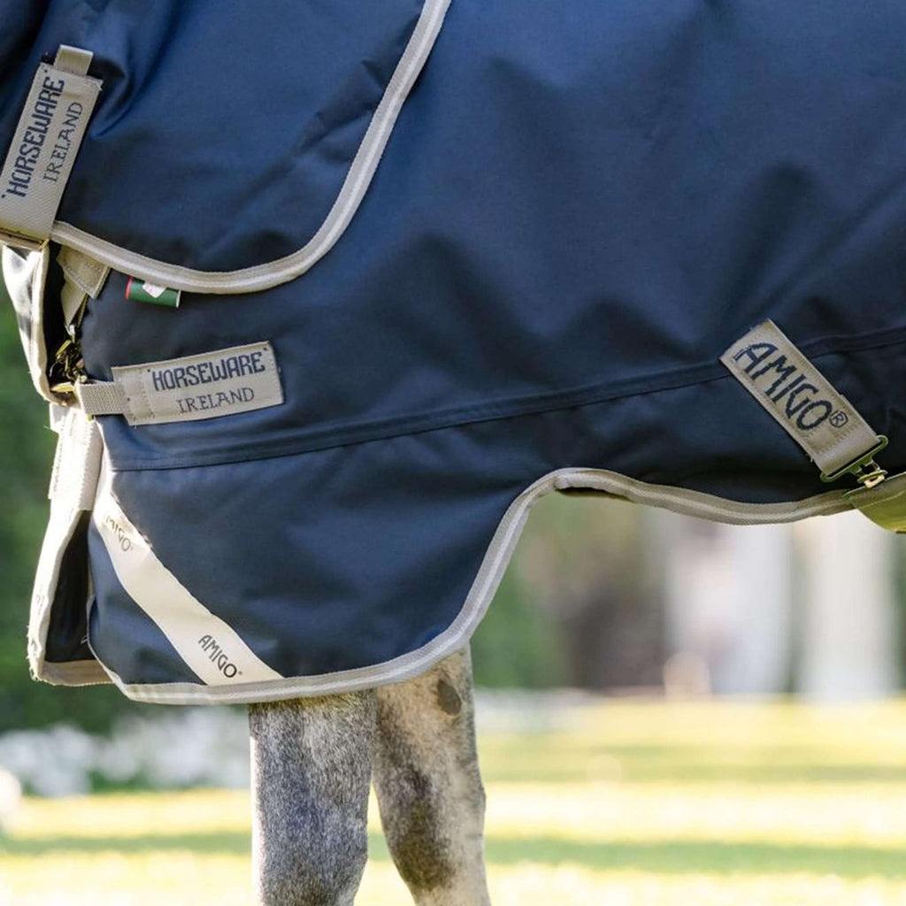 Amigo Turnout 1200D Plus Pony 50g Marineblau/Titangrau/Silber