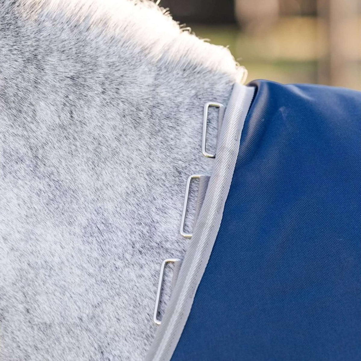 Amigo Turnout 1200D Plus Pony 50g Marineblau/Titangrau/Silber