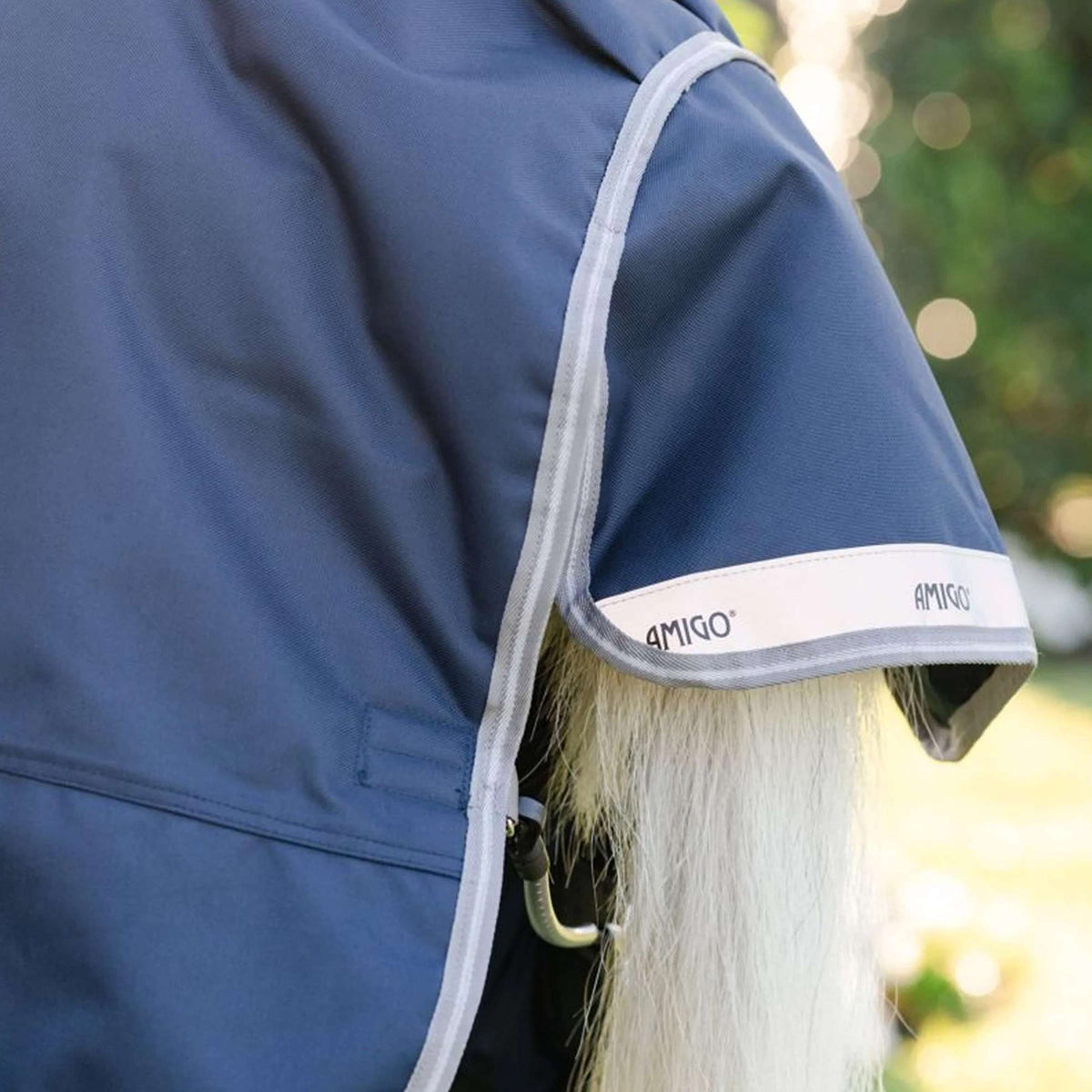 Amigo Turnout 1200D Pony 0g Marineblau/Titangrau/Silber