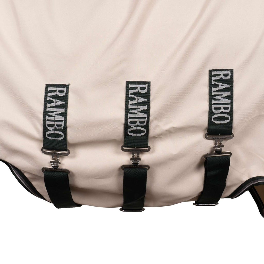 Rambo Hoody Pony Kreide/Huntergrün/Silber