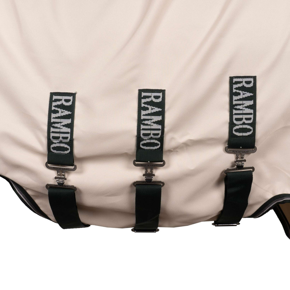 Rambo Hoody Pony Kreide/Huntergrün/Silber