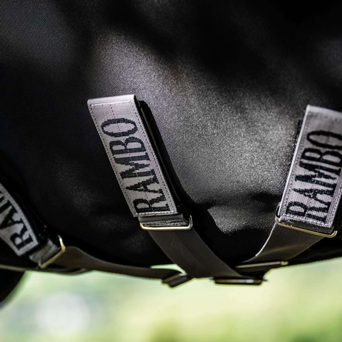 Rambo Turnout 1680D 0g Schwarz/Thunderstorm Grey/Silver