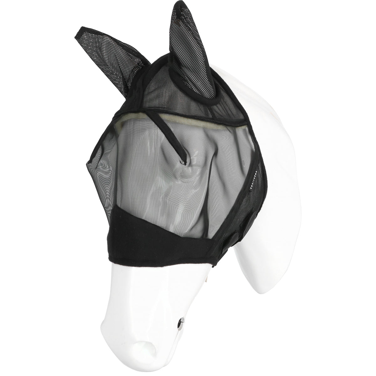 EQUITHÈME Fliegenmaske Supercut mit UV-Schutz Schwarz
