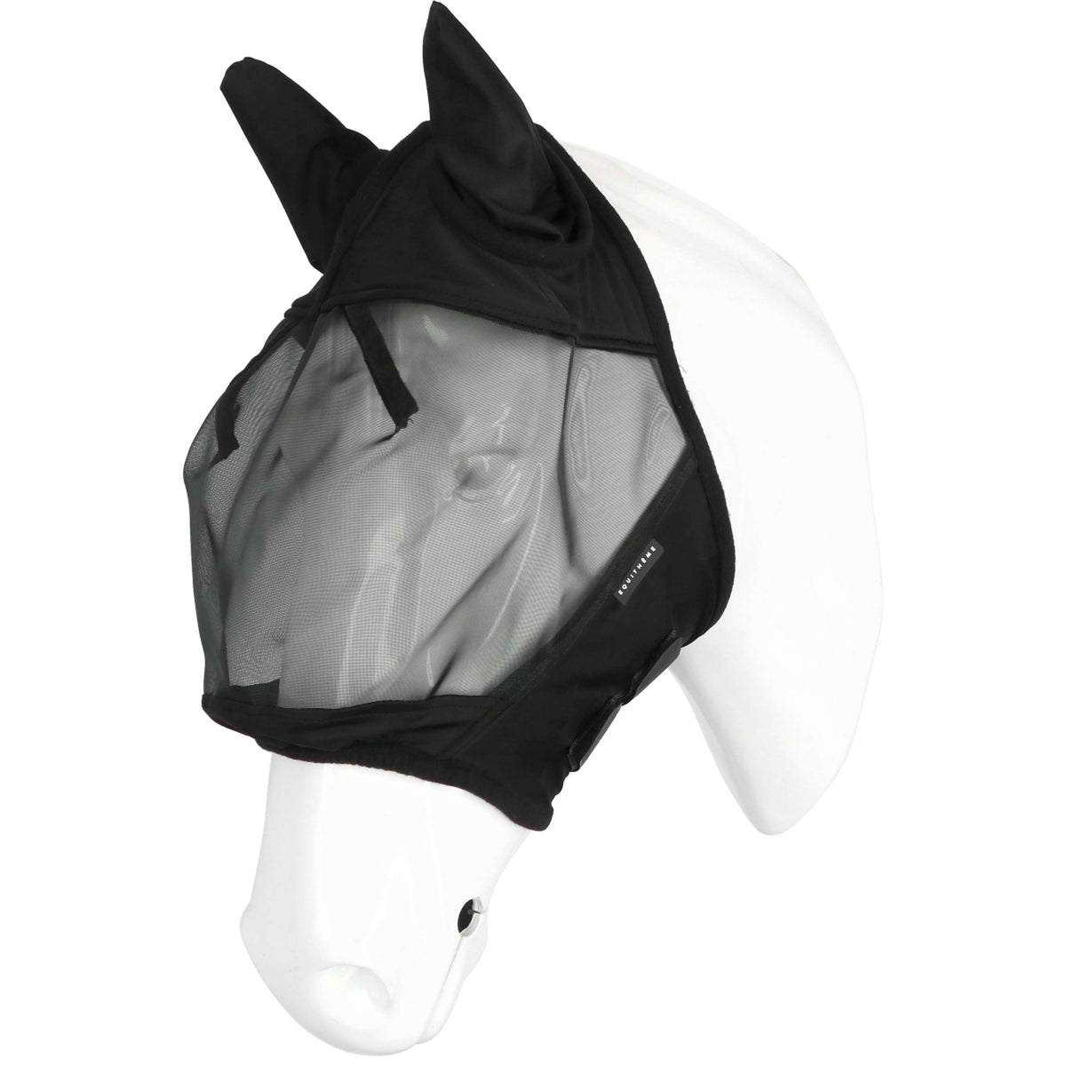 EQUITHÈME Fliegenmaske Doux mit UV-Schutz Schwarz