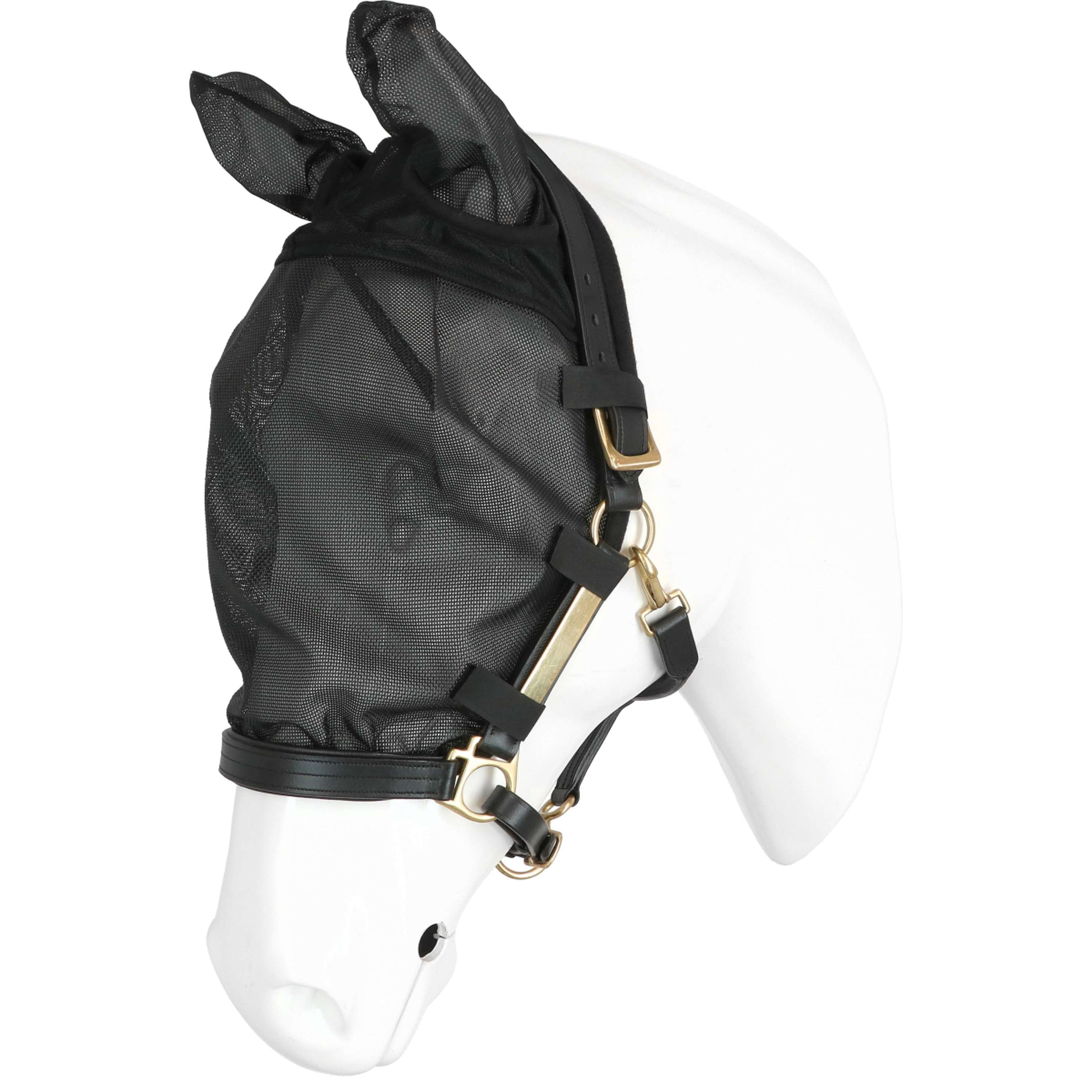 EQUITHÈME Fliegenmaske Halfter mit UV-Schutz Schwarz EQUITHÈME Fliegenmaske Halfter mit UV-Schutz Schwarz