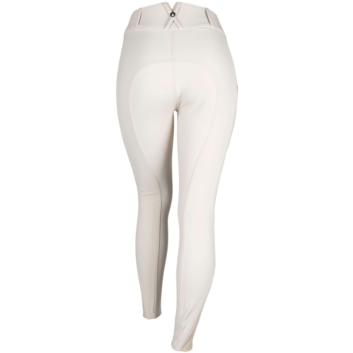 Montar Reithose MoZuna Gun Metal Crystals Kniegriff Warm Light Grey