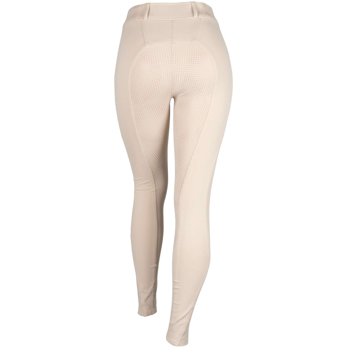 Montar Reitleggings MoZuna Gun Metal Crystals Full Grip Warm Light Grey