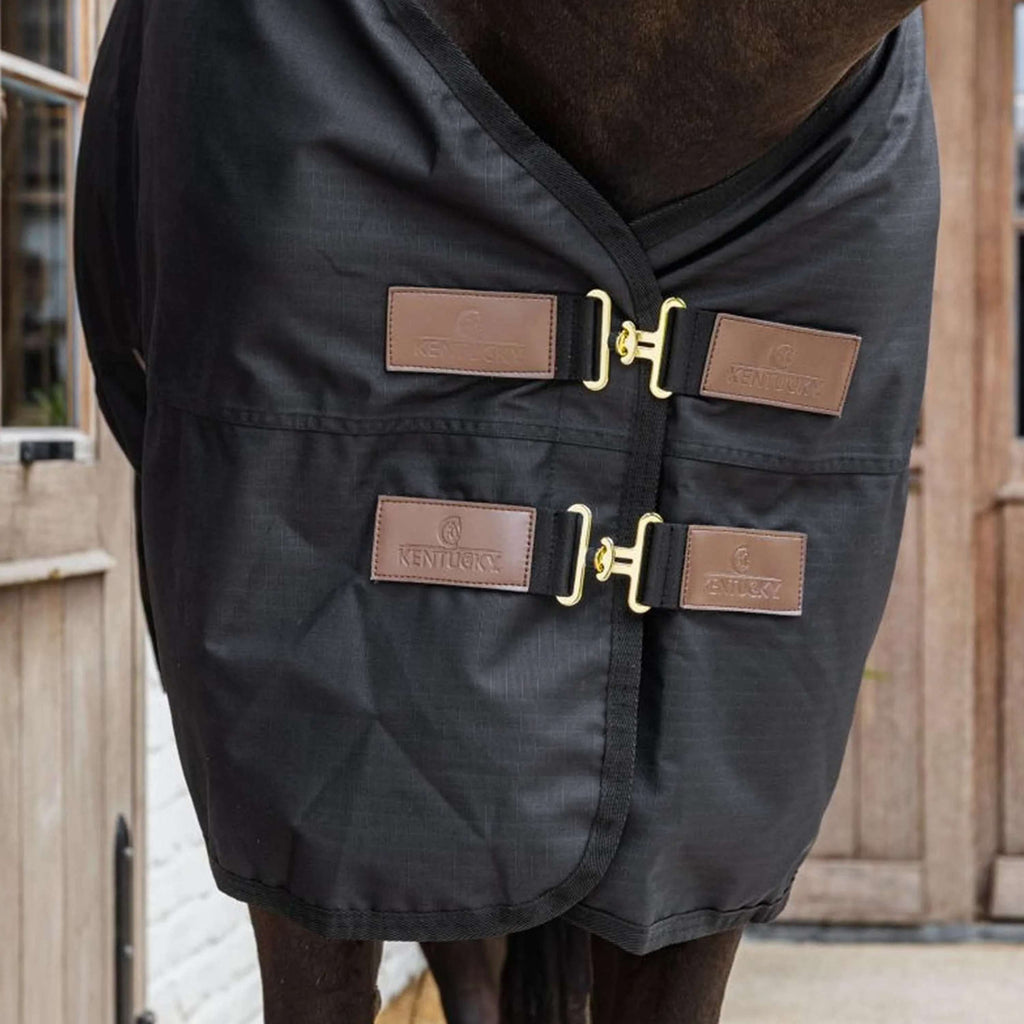 Kentucky Turnout Rug All Weather Waterproof Classic 300g Schwarz