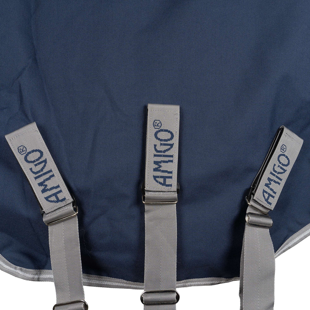 Amigo Turnout Rug FieldSafe Plus 1200D 50g Navy/Titanium Grey/Silver