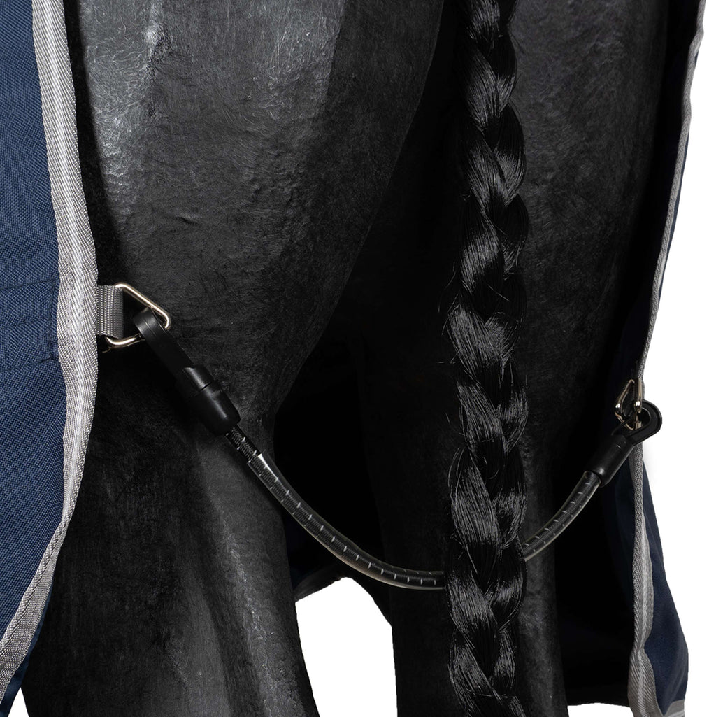 Amigo Turnout Rug FieldSafe Plus 1200D 50g Navy/Titanium Grey/Silver