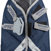 Amigo Turnout Rug FieldSafe Plus 1200D 50g Navy/Titanium Grey/Silver