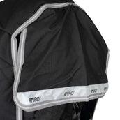 Amigo Turnout Rug Integrated 1200D 250g Black/Titanium Grey/Silver